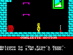 Screen from King's Keep