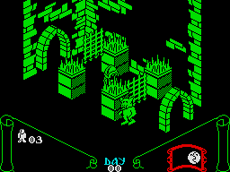 Screen from Knight Lore