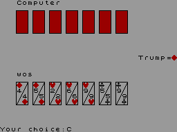 Screen from Knockout Whist