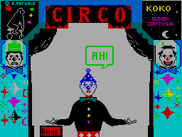 Screen from Koko Circus