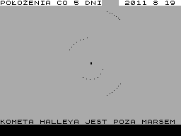 Screen from Kometa Halleya