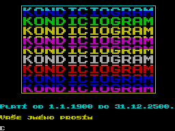 Screen from Kondiciogram