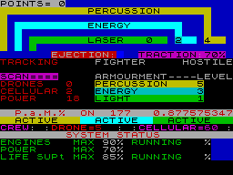 Screen from Kosmik Pirate