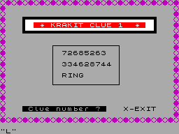 Screen from Krakit