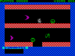 Screen from Krypton Raiders