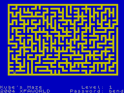 Screen from Kube's Maze