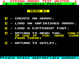 Screen from Kwikwrite