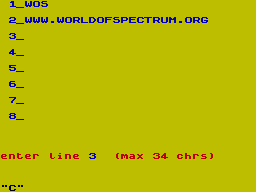 Screen from Labeller