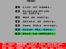 Screen from Labelprint