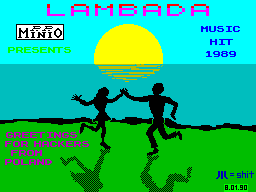 Screen from Lambada!