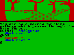 Screen from The Land Beyond Time