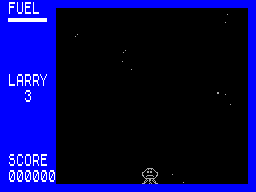 Screen from Larry The Lander II - Cosmic Carnage