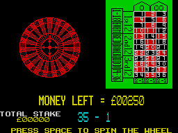 Screen from Las Vegas Casino