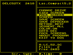 Screen from Laser Compact
