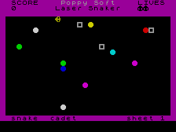 Screen from Laser Snaker