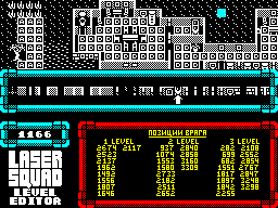 Screen from Laser Squad Level Editor