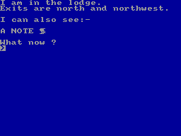 Screen from The Last Will and Testament