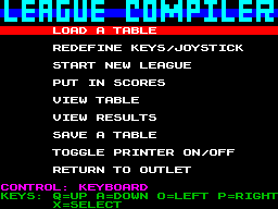Screen from League Compiler