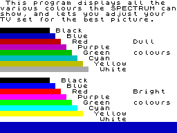 Screen from Learn BASIC Programming on the Sinclair ZX Spectrum