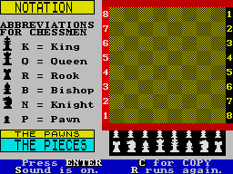 Screen from Learn Chess