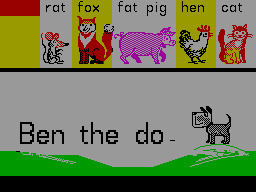Screen from Learn to Read 1