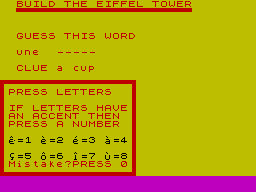 Screen from Learning French: Eiffel Tower
