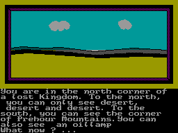 Screen from The Legend of the Lost Kingdom
