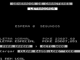 Screen from Letragorda