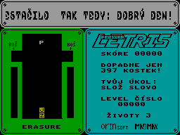 Screen from Letris