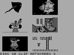 Screen from Library of PCG Clip Art - Disc 30