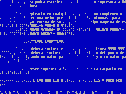 Screen from Libreria de Software Spectrum issue 05