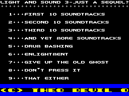 Screen from Light and Sound Volume 3