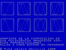 Screen from Lissajous
