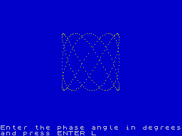 Screen from Lissajous Figures