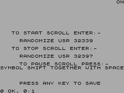 Screen from List Scroll