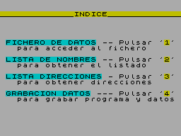 Screen from Listin Telefonico