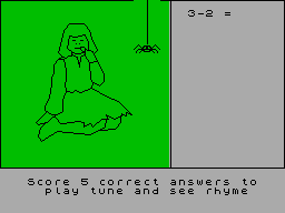 Screen from Little Miss Muffet
