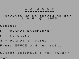 Screen from Lo Zoom