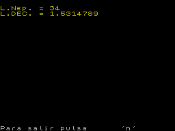 Screen from Logaritmos