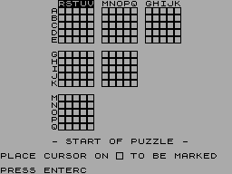 Screen from Logic Problems