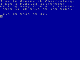 Screen from London Adventure