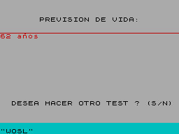 Screen from Longevidad