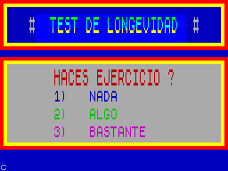 Screen from Longevidad