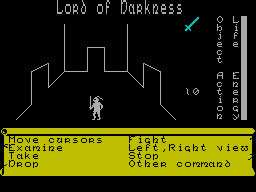 Screen from Lord of Darkness