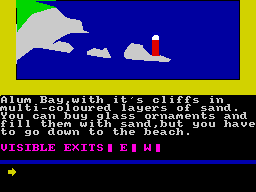 Screen from The Lost Ruby