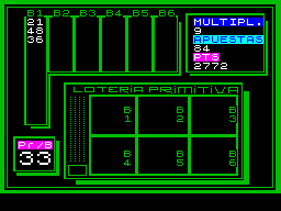 Screen from Loteria Primitiva
