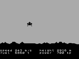 Screen from Lunar Lander