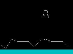 Screen from Lunar Lander
