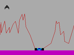 Screen from Lunar Lander