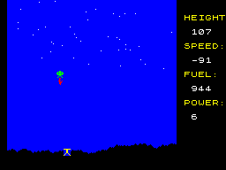 Screen from Lunar Landing